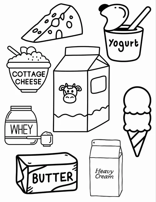 17 Trẻ học tô màu donut xanh bạc hà cute