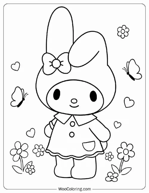 27 Tải tranh tập tô Melody và Kiki đáng yêu hết nấc cho bé 3 tuổi.