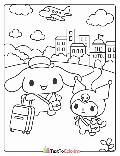 3 Tập tô Sanrio xinh xắn với Melody Kuromi và Cinnamoroll cực hợp cuối tuần