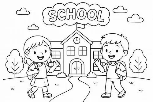 20 Bộ tranh tô màu giờ ra chơi sinh động cho bé 5 tuổi