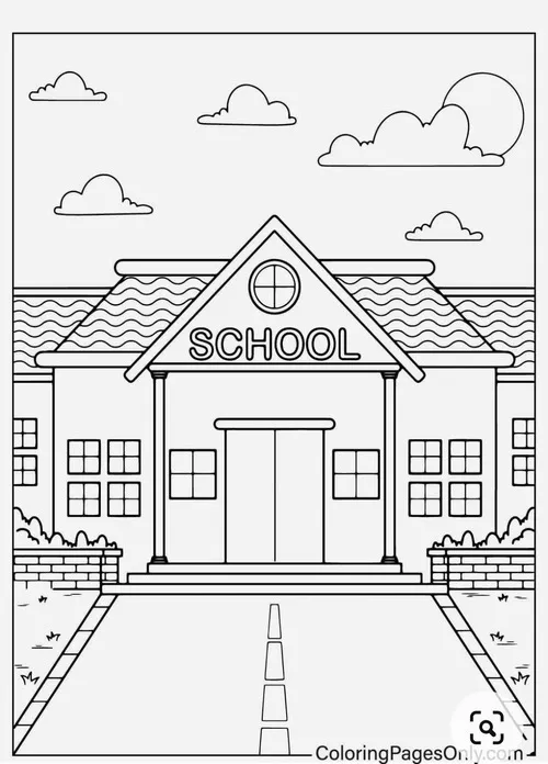 5 Tranh tô trường mầm non giúp bé rèn kỹ năng và thêm yêu ngôi trường nhỏ