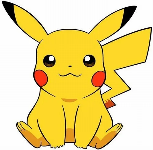 2 In hình tập tô Pikachu chạy nhảy cực sống động cho trẻ 4 tuổi.