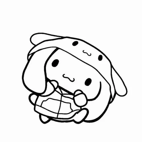 2 Trang tô màu Cinnamoroll Kuromi phối màu sáng tối