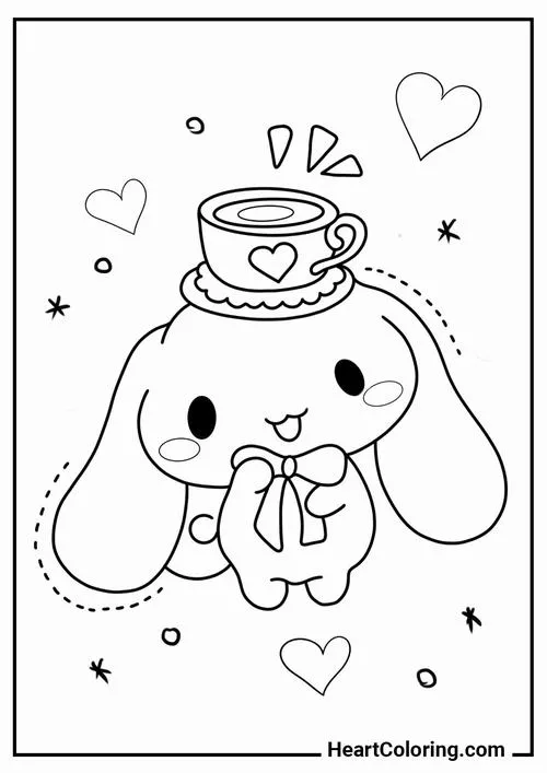 17 Tờ giấy tô màu Cinnamoroll Kuromi cho trẻ 4 tuổi