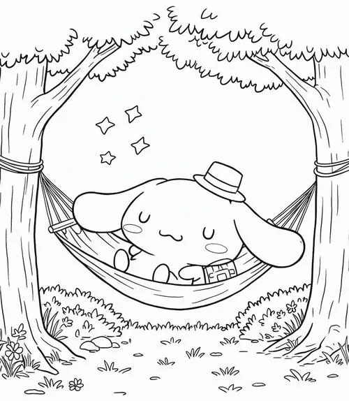 85 60 Cinnamoroll tranh tô màu Kuromi cute dễ thương giúp bé học phối màu sáng tạo