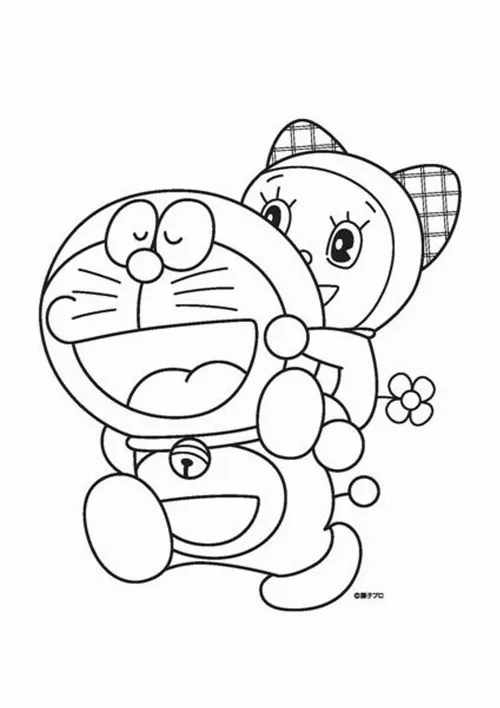 17 Tờ giấy tô Doraemon cõng Doremi