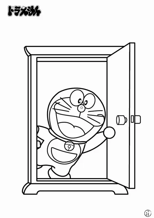 21 Tập tô Doraemon thân xanh phối vàng đỏ đẹp mắt.