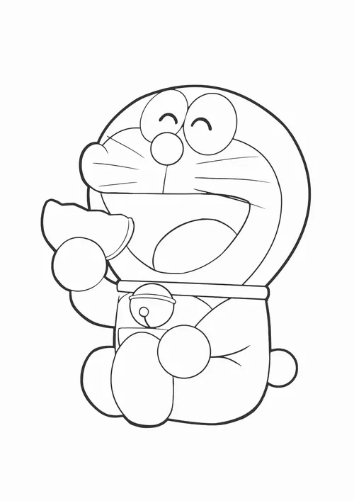 22 Hình vẽ Doremon đứng cạnh Shizuka cực mềm mại.