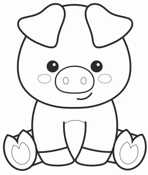 12 Hoạt động tô màu heo dễ thương giúp bé thư giãn sau giờ học