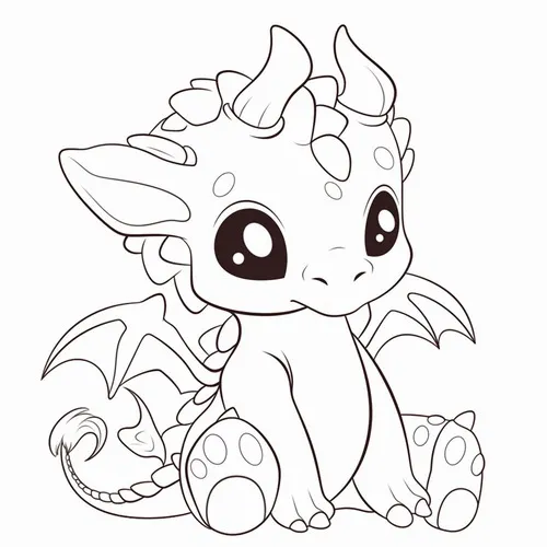 16 In hình tập tô rồng phun lửa rực rỡ cho trẻ 4 tuổi