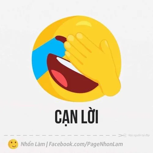 Cười nhạt cạn lời khi không muốn nói nhiều