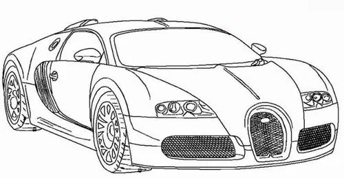 Siêu xe McLaren ánh sáng bóng loáng tranh tô màu thú vị