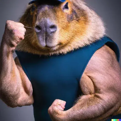 Meme capybara hài hước cho tâm trạng lười phản hồi