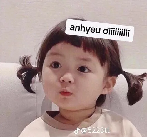 Ảnh troll thương anh bằng giọng điệu dễ thương hài nhẹ