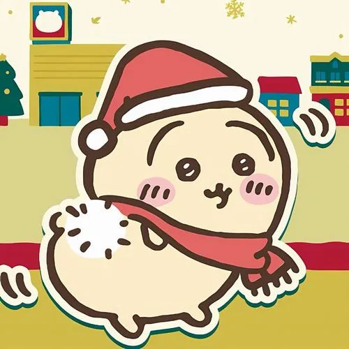 Ảnh chế Noel mô tả khoảnh khắc vui nhộn bên cây thông