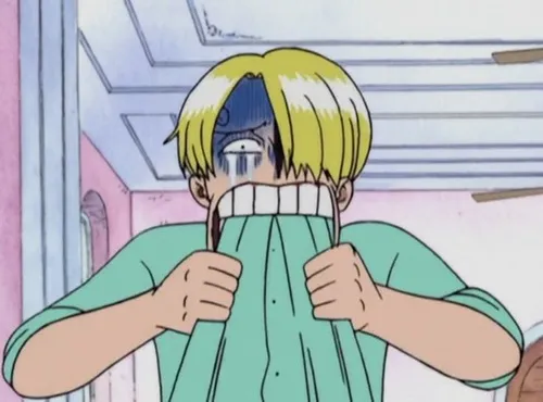 Ảnh meme vui hải tặc Sanji chân lửa tấu hài giữa băng Big Mom