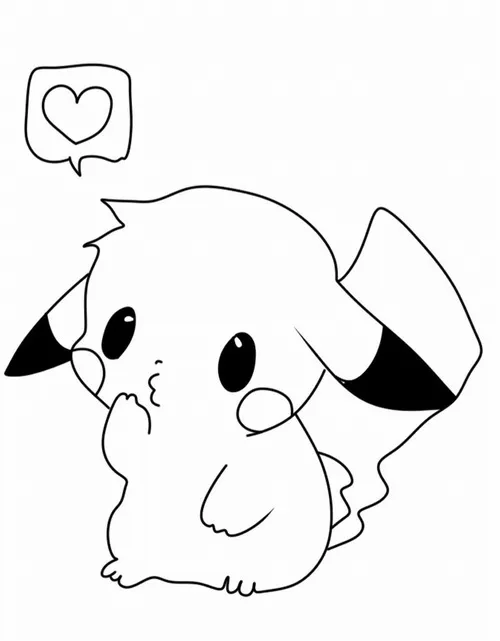 10 Bộ tranh Pikachu thân tròn đáng yêu giúp bé rèn kỹ năng quan sát