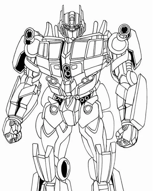 50 Tô màu sáng tạo robot có vũ khí hiện đại