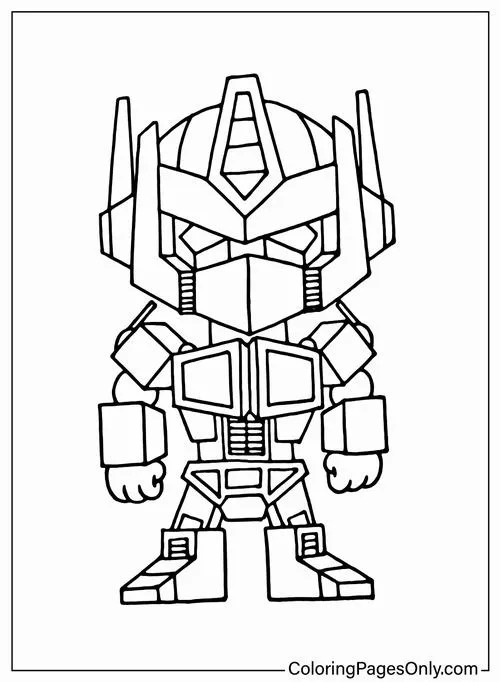 12 Tô màu sáng tạo robot cute cho bé 5 tuổi