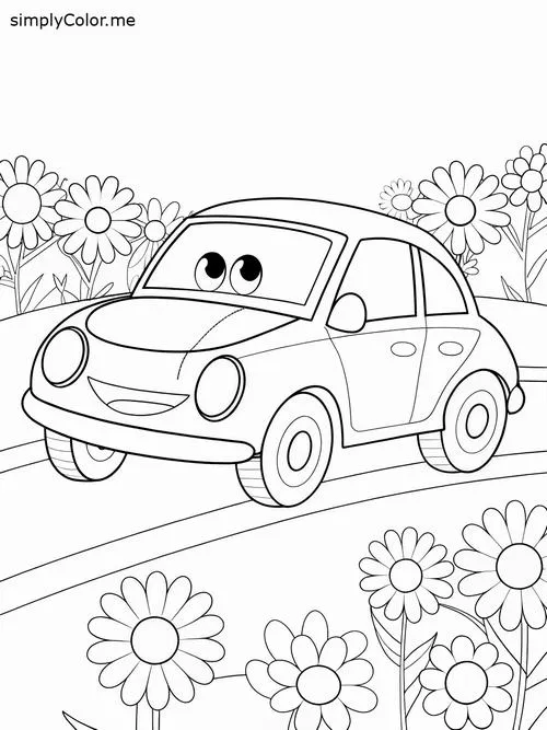 60 Tô màu sáng tạo ô tô xe điện tương lai có cánh tưởng tượng