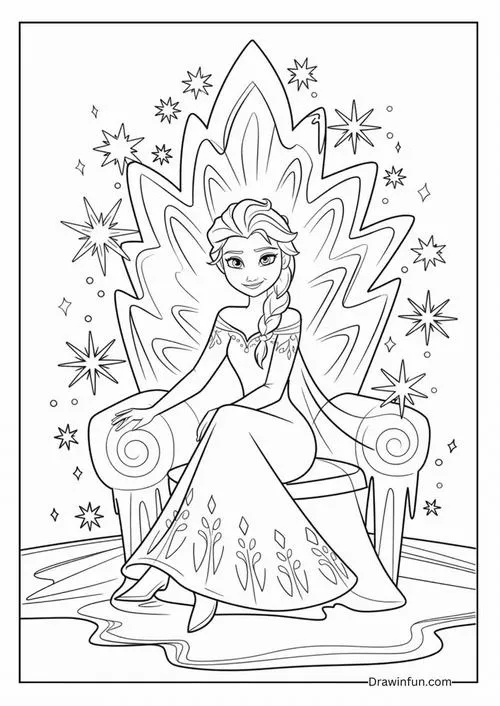 42 Tranh tô màu cô công chúa Mulan mạnh mẽ dịu dàng