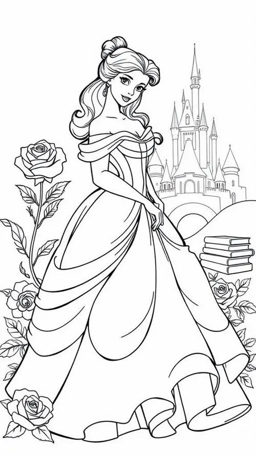 57 Tranh bé tập tô công nương Kida phong cách huyền bí