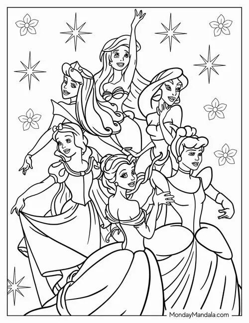 51 Trang tô màu nàng công chúa Anna váy xanh dễ thương