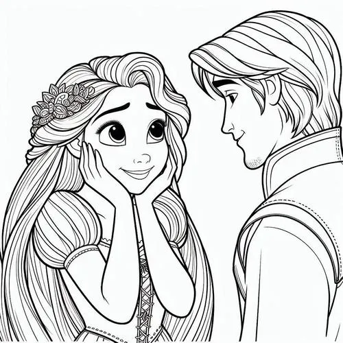 46 Trang học tô màu tiểu thư hoàng gia Esmeralda váy sặc sỡ