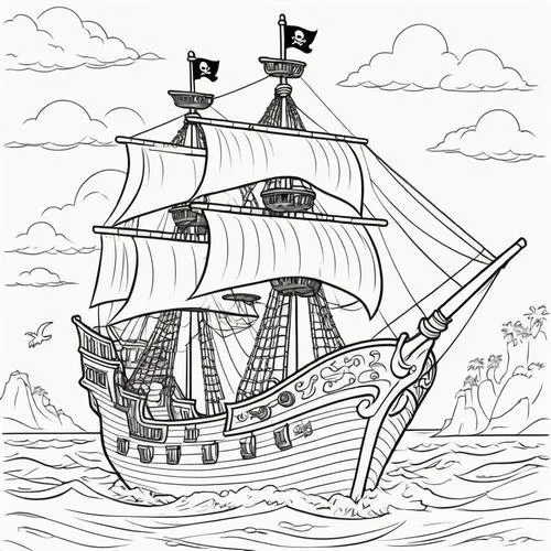 Tô màu thuyền buồm giúp bé tránh xa màn hình và chơi tập trung hơn