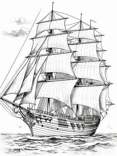 In hình tập tô thuyền tam bản thân thuyền cong mềm