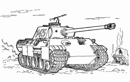 Tô màu sáng tạo xe tăng húc đổ cổng Dinh Độc Lập cho bé 5 tuổi