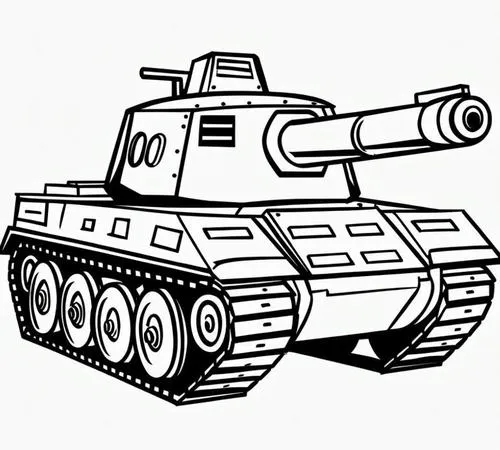Tranh bé tập tô xe tăng bảo vệ hòa bình đất nước