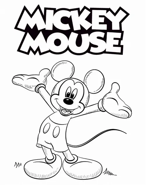 Vì sao tranh tô màu Mickey luôn làm trẻ thích thú ngay lập tức