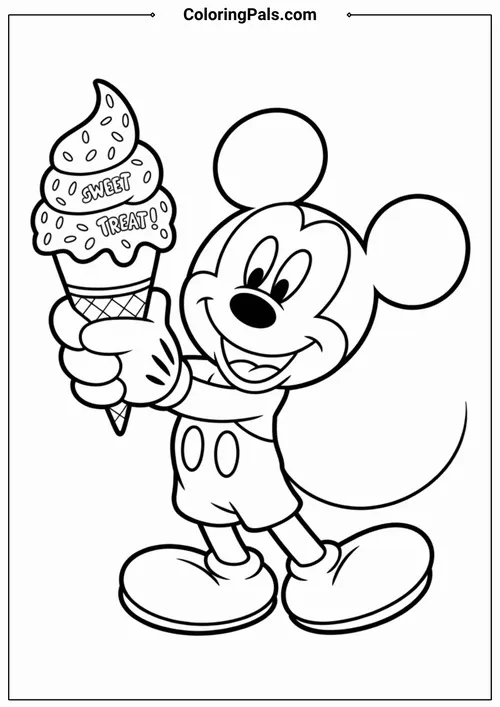 Cách tô Mickey đúng chuẩn mà vẫn giữ nét sáng tạo của bé