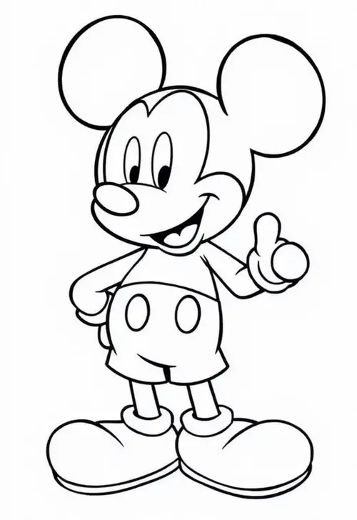 Tô màu vui với chú chuột Disney giúp trẻ tập trung