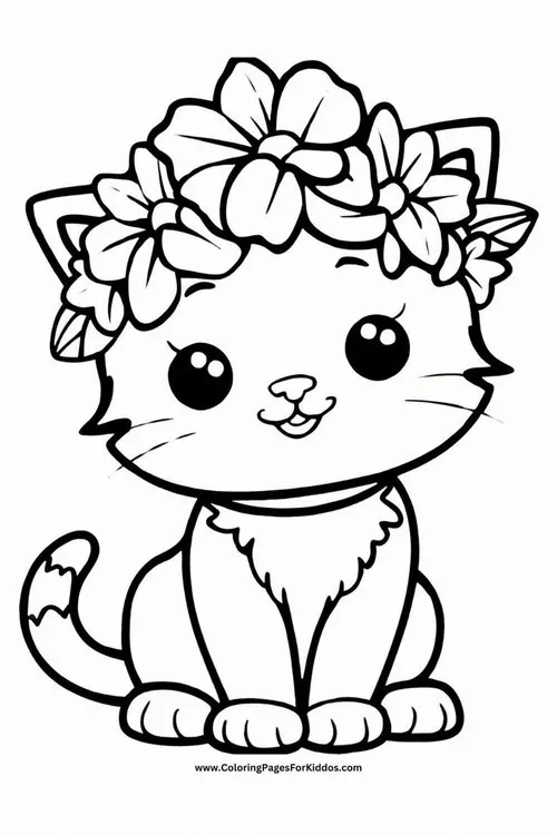 41 Hoạt động tô màu kitty đáng yêu đơn giản cho trẻ 6 tuổi