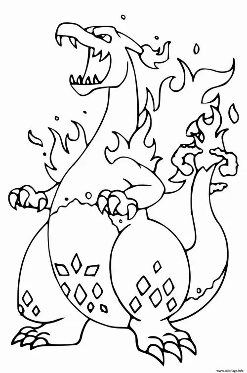 51 Mẫu tranh tô màu rồng cánh kim bay cao