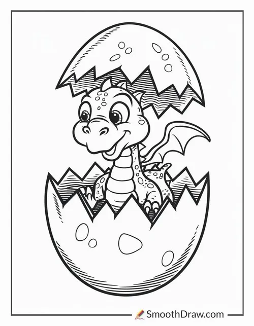 46 Mẫu tranh tô màu rồng nước bơi dưới hồ