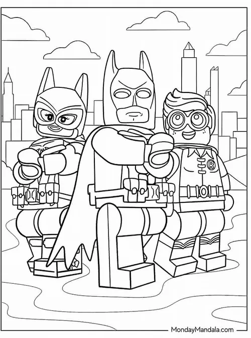 25 Tranh bé tập tô Batman lego biểu tượng dơi viền vàng truyền thống cho trẻ 4 tuổi