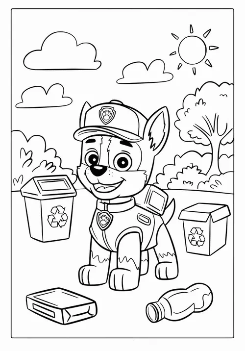 3 Tuyển tập chú chó cứu hộ với huy hiệu ngực nổi bật tạo hứng thú cho trẻ