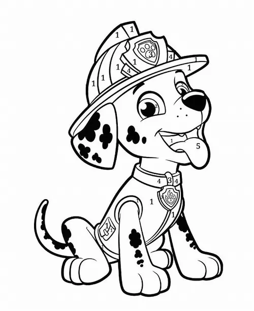 16 Hình vẽ tranh tô màu Skye bay trên trời trong bộ đồ hồng cho bé 5 tuổi.