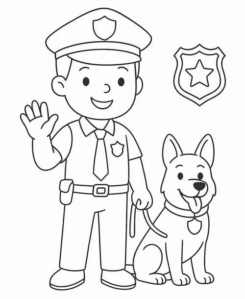 21 Cách tô chú chó cứu hộ Rubble vàng óng giúp bé học phối màu.