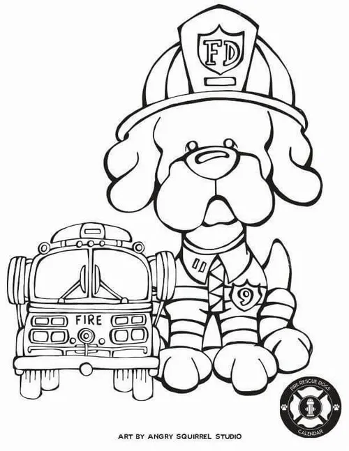 5 Trang tô màu đội Paw Patrol dũng cảm giúp bé tăng tập trung từng nét sáp