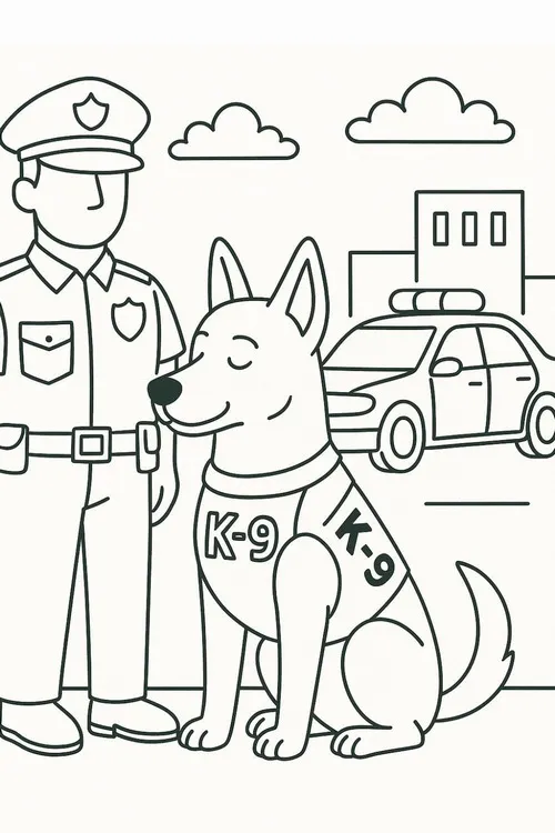 10 Hoạt động tô màu chú chó cứu hộ tạo cảm giác vui và tập trung.
