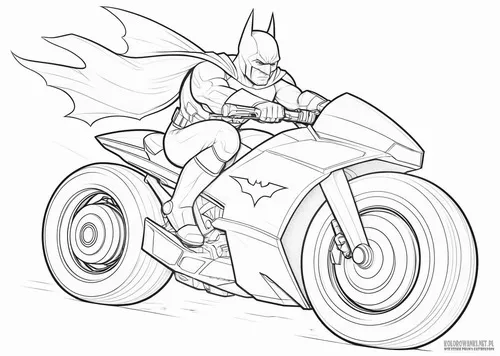 70 Tranh Bé Tập Tô Màu Batman đẹp dễ tô áo choàng đen và biểu tượng dơi cực ngầu