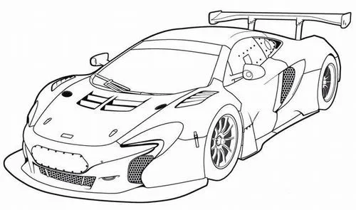 Trang học tô màu xe đua vượt khúc cua đầy năng động