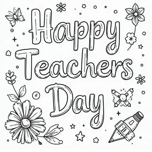 21 Bức tranh tô cô giáo và bé đứng dưới cổng trường tươi sáng cho bé 3 tuổi