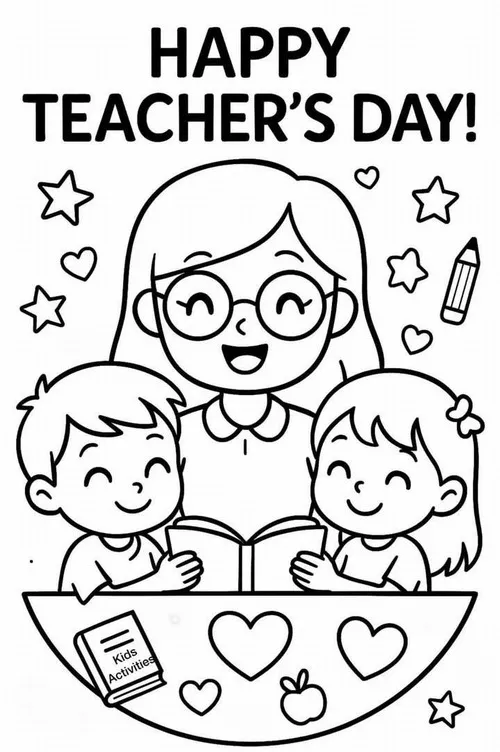 23 Trẻ học tô màu bảng phấn xanh đậm cùng phấn trắng nổi bật