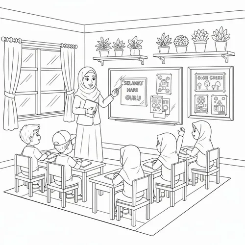 33 Tô màu sáng tạo bảng đen cùng chữ phấn trắng thật nổi