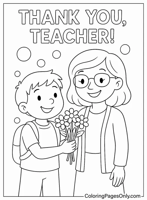 37 Trang tập tô bó hoa rực rỡ cực hợp ngày Nhà giáo Việt Nam